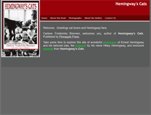 Tablet Screenshot of hemingwayscats.com